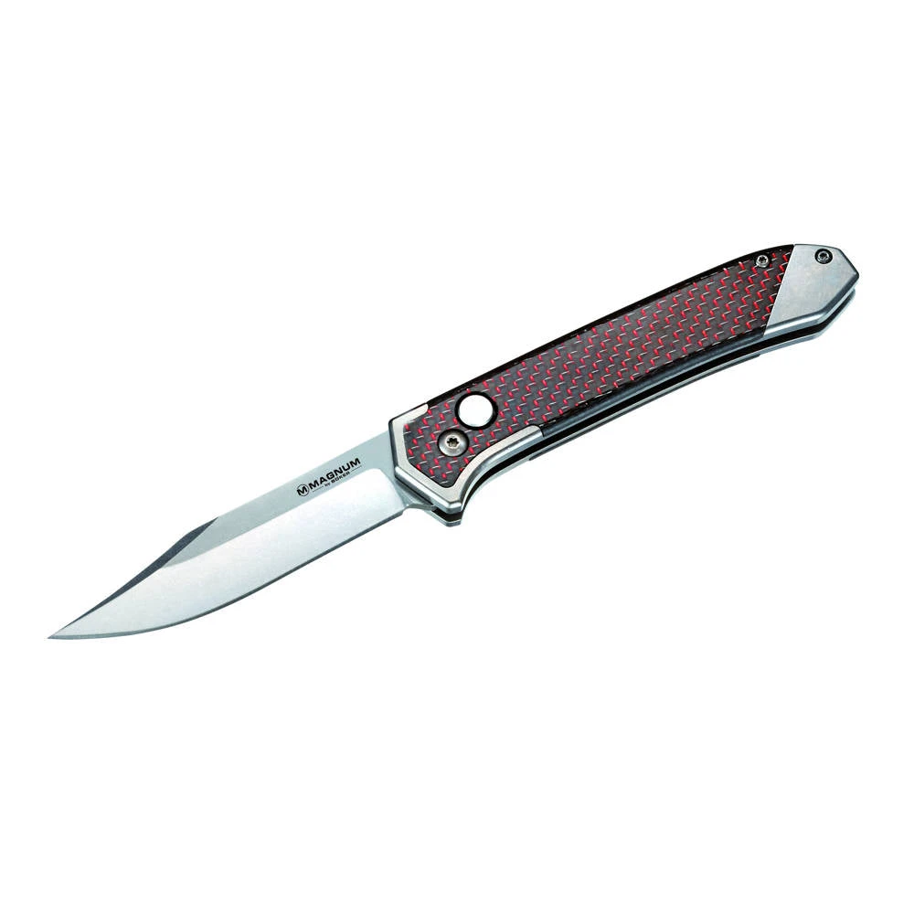 Couteau Automatique Rubico Auto Manche AcierCarbone Boker Magnum 1 Couteau Automatique Rubico Auto Manche AcierCarbone Boker Magnum