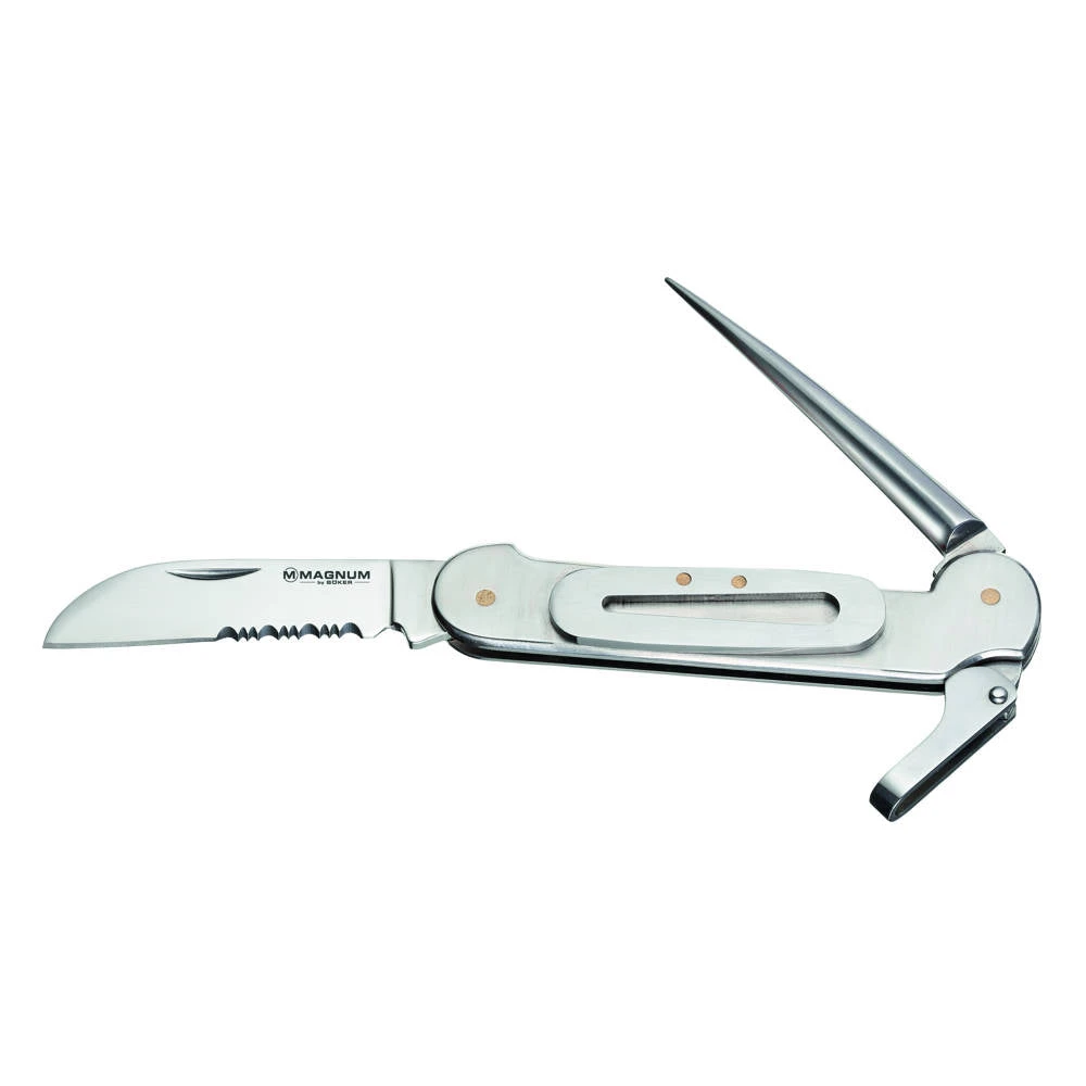 Couteau Pliant Multi-fonctions Catamaran Manche Acier Boker Magnum 1 Couteau Pliant Multi-fonctions Catamaran Manche Acier Boker Magnum