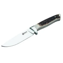 Couteau De Chasse Hunter Stag Manche Bois De Cerf Boker Plus